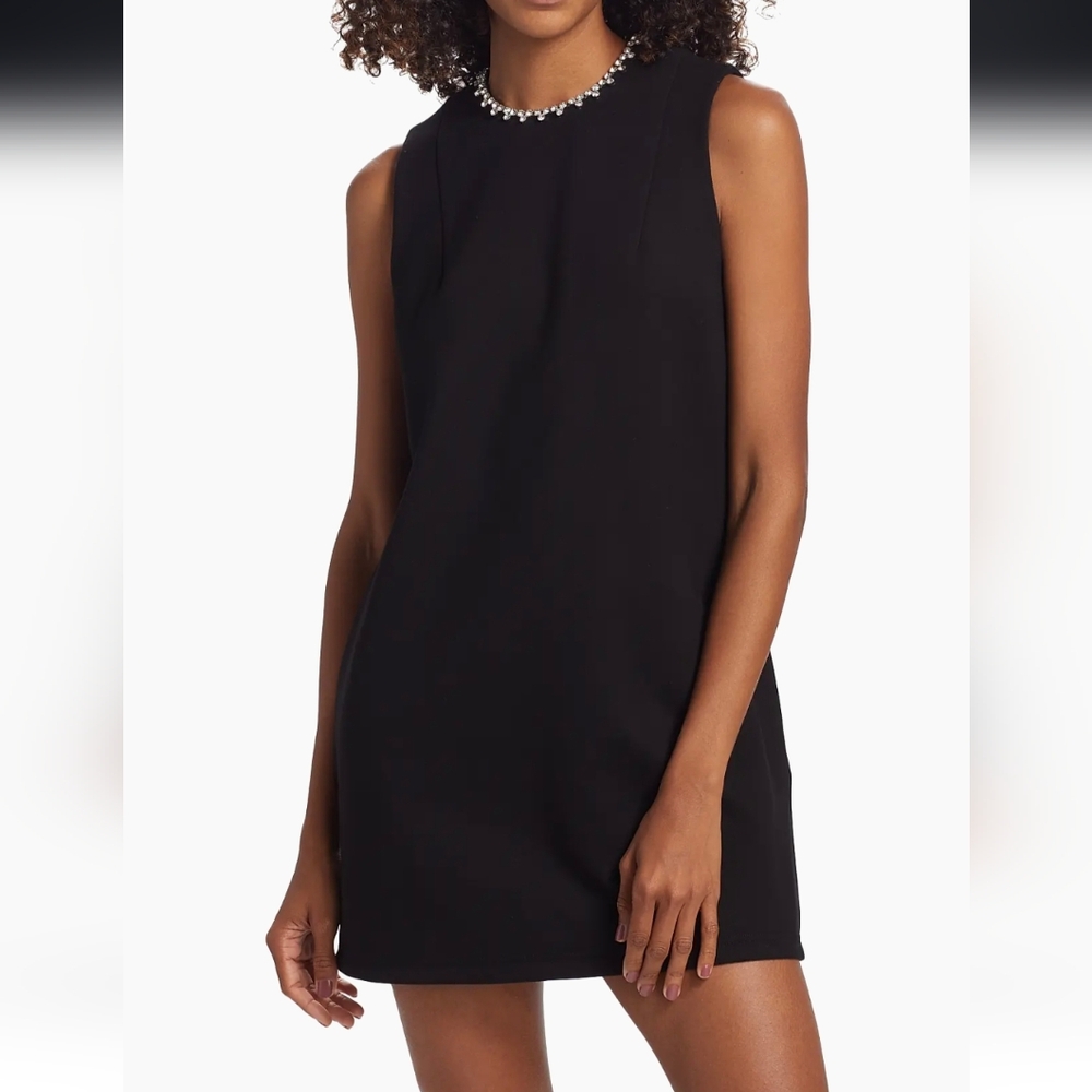 AREA Black Tank Top with Pearl Accents - Picture 7 of 10